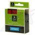 Dymo D1 53717, S0720970, 24mm x 7m text negru / fundal rosu, banda original