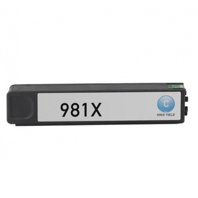 Cartus compatibil cu HP 981XL L0R09A azuriu (cyan) 