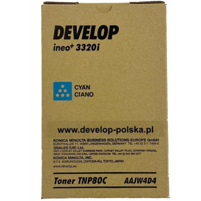 Develop TNP-80 AAJW4D4 azuriu (cyan) toner original