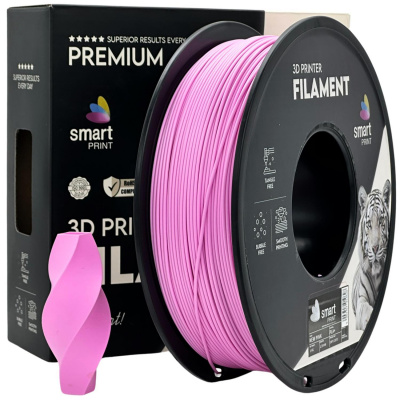 Smart Print FG-S48-E1, 3D filament, PLA+, 1,75mm, 1000g, Roz (New pink)