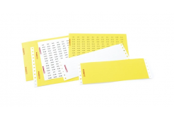 Partex etichete autoadezive PFA20018KT4, 9,5 x 17,5 mm, galben, 352 buc., A4, 1 foaie