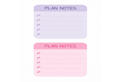 Niimbot A2A88398001, 50x75mm, 100buc., listă de sarcini, colorat etichete autoadezive