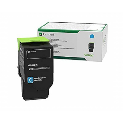 Lexmark 78C2UC0 azuriu (cyan) toner original