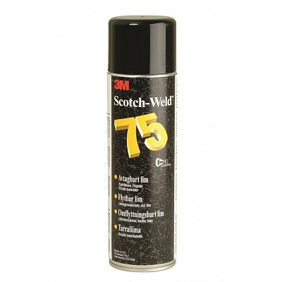 3M 75 Scotch-Weld™, adeziv repoziționabil spray, 500 ml