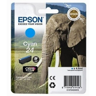 Epson T24224012, T2422 azuriu (cyan) cartus original