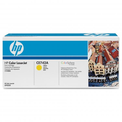 HP 307A CE742A galben (yellow) toner original