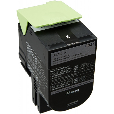 Lexmark 80C20K0 negru (black) toner original