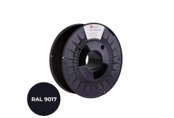 C-Tech 3DF-P-TPU90A-1.75-9017 3D filament, PREMIUM LINE, TPU 90A, flexibil, negru trafic, RAL9017, 1,75mm, 1kg