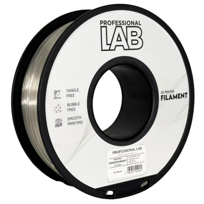 Professional Lab FG-P96-E1, 3D filament, PLA Silk, 1,75mm, 1000g, Transparent (Transparent)