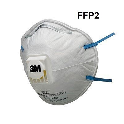 3M Semimască filtruantă 8822 (FFP2 NR D) cu supapă de expirare 10 buc.