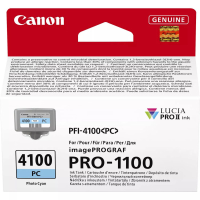 Canon PFI-4100 6781C001 foto azuriu (photo cyan) cartus original