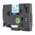 Banda compatibila Brother TZ-FX213 / TZe-FX213, 6mm x 8m, flexi, text albastru / fundal alb