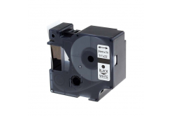 Banda compatibila Dymo 53713, S0720930, 24mm x 7m, text negru / fundal alb