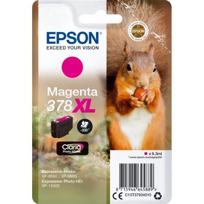 Epson 378XL C13T37934010 purpuriu (magenta) cartus original
