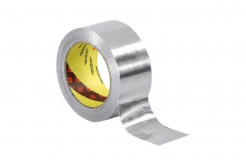3M 431 Bandă adeziva din aluminiu, 50 mm x 55 m, 0,08 mm