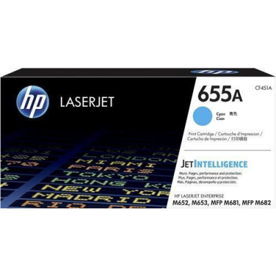 HP CF451A 655A azuriu (cyan) toner original