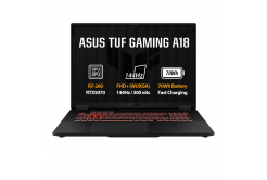 ASUS TUF Gaming A18/FA808UP-S8020/R7-260/18"/WUXGA/16GB/512GB/RTX 5070/fără OS/Gri/2R