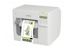 Epson ColorWorks C3500 C31CD54012CD, cutter, disp., USB, Ethernet, NiceLabel, white