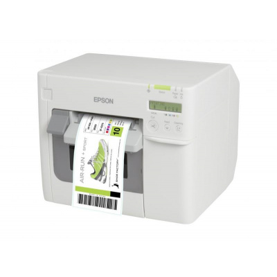 Epson ColorWorks C3500 C31CD54012CD, color imprimantă de etichete, cutter, disp., USB, Ethernet, NiceLabel, white