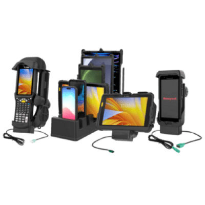 RAM Mounts GDS Tough-Dock Holder (Latch) for Samsung Tab Active3 & Active5 - in IntelliSkin Next Gen Protective Sleeve - Multi-Mode - USB-C & USB-A Connector