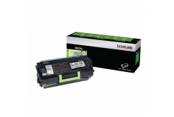 Lexmark toner original 52D2X0L, black, 45000 pagini, 522XL, return, extra high capacity, Lexmark MS711dn, pro štítky