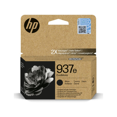 HP 937e 4S6W9NE EvoMore negru (black) cartus original