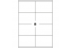 Etichete autoadezive 105 x 74 mm, 8 de etichete, A4, 100 coli