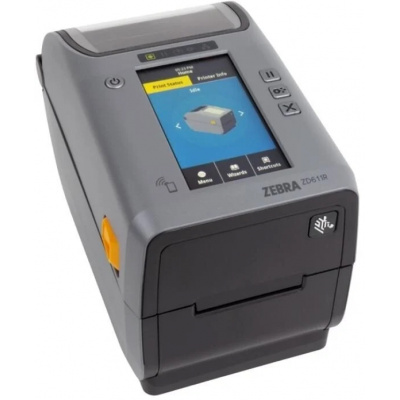 Zebra ZD611 ZD6A122-T0EBR2EZ, 8 dots/mm (203 dpi), imprimantă de etichete, disp. (colour), RFID, EPLII, ZPLII, USB, BT, Ethernet, Wi-Fi