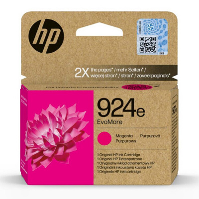 HP 924e 4K0U8NE#CE1 purpuriu (magenta) cartus original