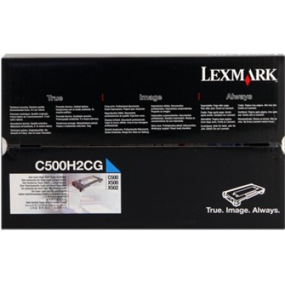 Lexmark C500H2CG azuriu (cyan) toner original