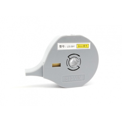 Bandă adezivă Biovin LS-12Y, 12mm x 8m, galben