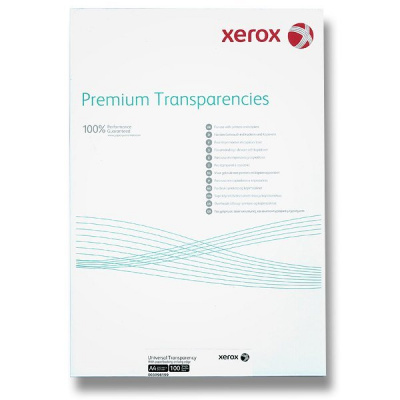Xerox 003R98202, 100µm, A4, 100buc., transparent, laser, folie