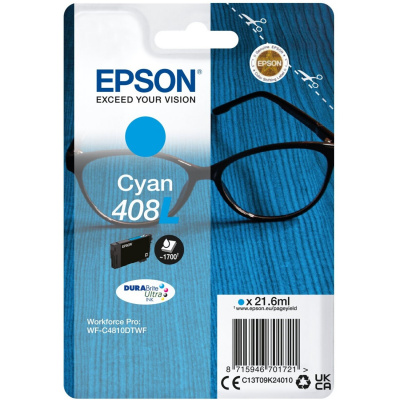 Epson 408L C13T09K24010 azuriu (cyan) cartus original