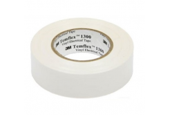 3M Temflex 1300 benzi electroizolante, 19 mm x 20 m, alb