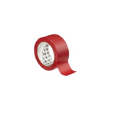 3M 764i Banda adeziva din PVC, 50 mm x 33 m, rosu