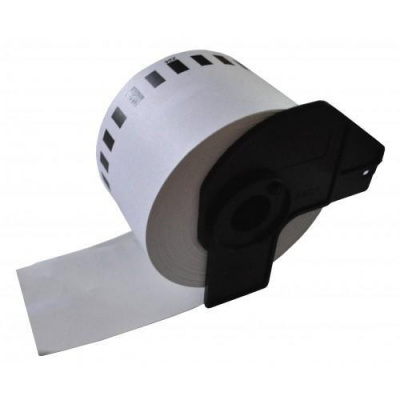 Brother DK-N55224, 54mm x 30,48m, rolă etichete compatibil, fără adeziv