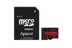 Apacer card de memorie Secure Digital Card V10, 128GB, micro SDXC, AP128GMCSX10U5-R, UHS-I U1 (Class 10), cu adaptor