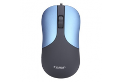 Marvo Mouse DMS002BL, 1200DPI, Optical, 3tl., Cu fir USB, albastru, birou