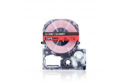Epson LC-SC36RW, 36mm x 8m, text negru / fundal rosu, banda compatibila