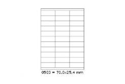 Etichete autoadezive 70 x 25,4 mm, 33 de etichete, A4, 100 coli