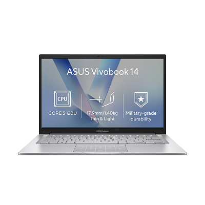 ASUS Vivobook 14/X1404VA-EB2175WZ/5-120U/14"/FHD/8GB/512GB/Intel int/W11H/Argintiu/2R