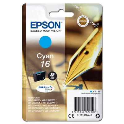 Epson 16 C13T16224012 azuriu (cyan) cartus original