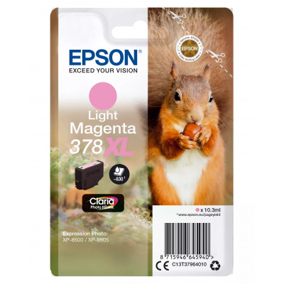 Epson C13T37964010 purpuriu deschis (light magenta) cartus original