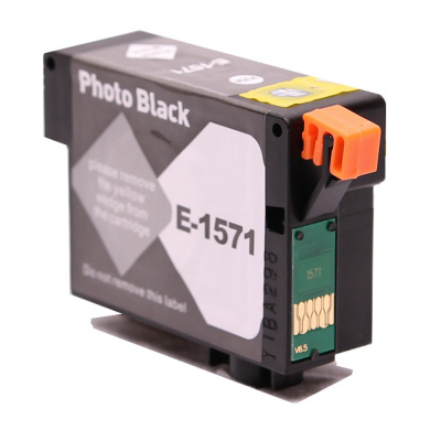 Epson T1571 negru foto (photo black) cartus compatibil
