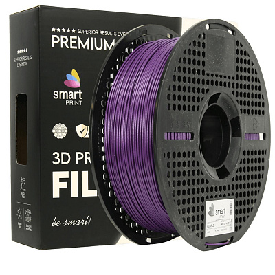 Smart Print FG-S213-E1, filament 3D, PETG + CF, 1,75mm, 1000g, Violet (Purple)