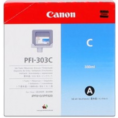 Canon PFI-303C azuriu (cyan) cartus original