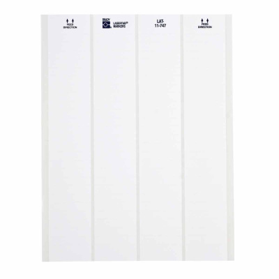 Brady LAT-11-747-5 / 029730, LaserTab Laser Printable Labels, 47.63 mm x 9.53 mm