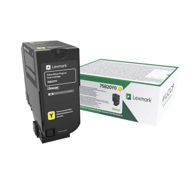 Lexmark 75B20Y0 galben (yellow) toner original