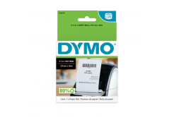 Dymo 2191636, 57mm x 91m, chitanțe de casă de marcat albe neadezive