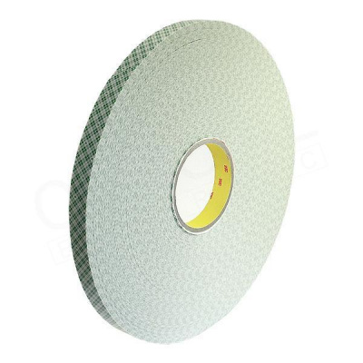 3M 4032 Spuma Bandă adeziva dubla, 0,8 mm, 12 mm x 3 m